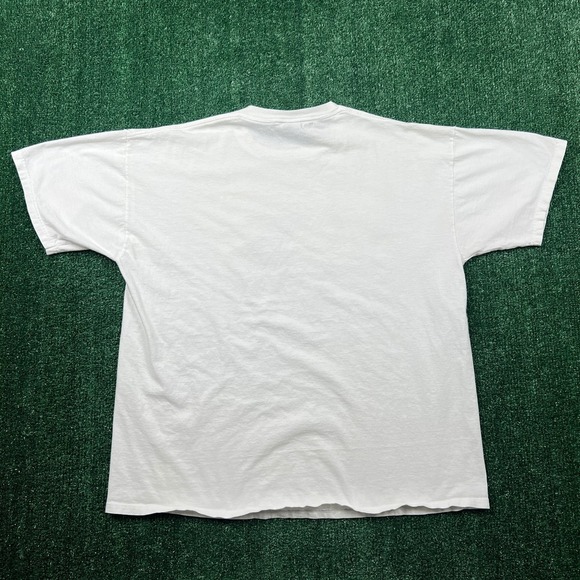 VTG Marathon Apparel Ducks Unlimited T-Shirt Men's White XL Cotton Lab Dog 90s - Picture 8 of 9